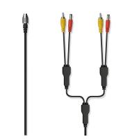 AIM кабель двойной для видеокамеры заднего вида 712 5 pin, RCA (MX Series), 5 м, черный