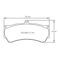 Pagid 8028 колодки тормозные, толщина 16 мм, состав RSL 29