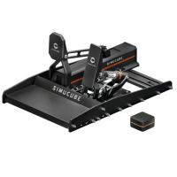 Simucube ActivePedal Pro педаль активная + педаль газа + LINK хаб + площадка под педали, черный / оранжевый