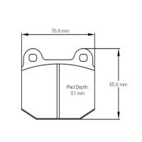 Pagid 4507 колодки тормозные передние, толщина 16,5 мм, состав RSH 42