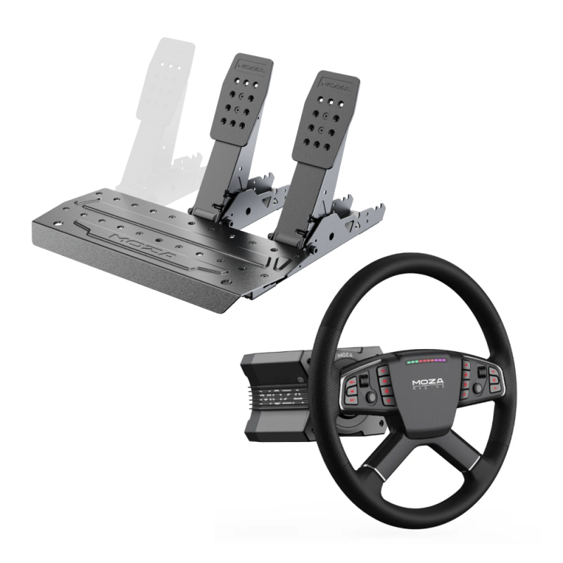MOZA Racing Truck Bundle база R5 Pro + руль TSW + педали SR-P2 Lite