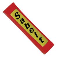 Sabelt накладки на ремни безопасности, 2", красный