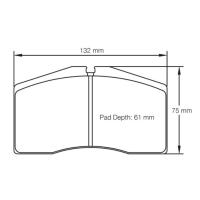Pagid 1842 колодки тормозные передние, толщина 18 мм, состав RSL 29