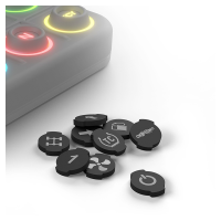 AIM комплект кнопок (72 шт.), черный