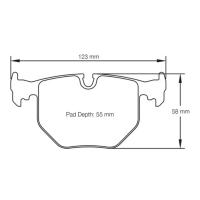 Pagid 2685 колодки тормозные задние, толщина 17 мм, состав RSL 29