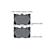 Pagid 8015 колодки тормозные передние, толщина 18,9 мм, состав SP (Street+)