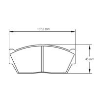 Pagid 1323 колодки тормозные, толщина 14,5 мм, состав RSH 42