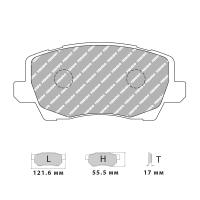 Ferodo Racing FCP5037 колодки тормозные передние, состав колодок "G" (DS 3.12), черный