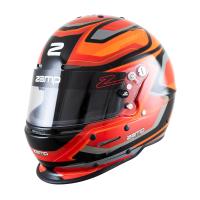 Zamp RZ-63F Graphic шлем для автоспорта, красный / черный, XS