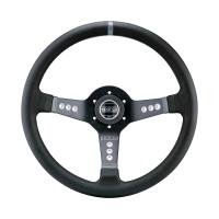Sparco L777 руль для тюнинга, 350 мм, вылет 63 мм, кожа, черный
