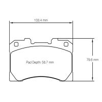 Pagid 8299 колодки тормозные передние, толщина 16 мм, состав RSL 29