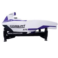 Conspit FC-Lite кокпит формульный с подвижной платформой для симрейсинга, белый / фиолетовый