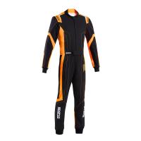 Sparco Thunder Advanced комбинезон для картинга, черный / оранжевый неоновый, M