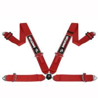 Sandtler ремни безопасности, 4 точки, 3-3", сталь, красный