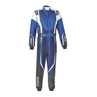 Sparco Prime-K Advanced комбинезон для картинга, черный / синий, 44