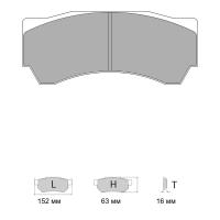 Ferodo Racing FRP3081 колодки тормозные передние, состав колодок DS Performance, черный