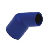Stilo патрубок для системы вентиляции верхней, 45°, 38 мм, синий