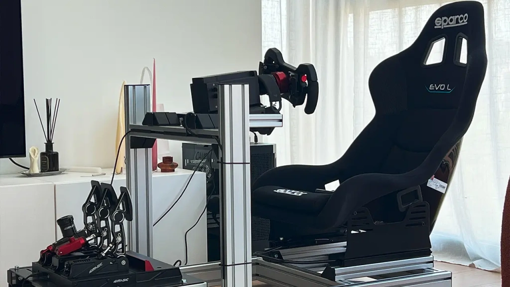 Тренажер для изучения трасс на базе Simagic