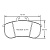 Pagid 8197 колодки тормозные передние