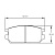 Pagid 2445 колодки тормозные задние