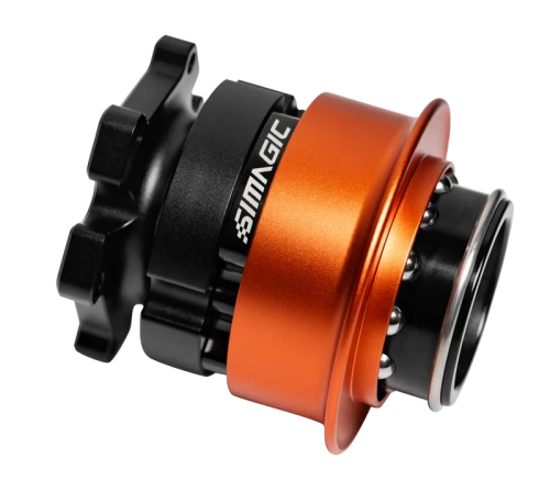Simagic ступица руля быстросъемная для рулевой базы Alpha Evo (6 x 70 мм), черный / золотой